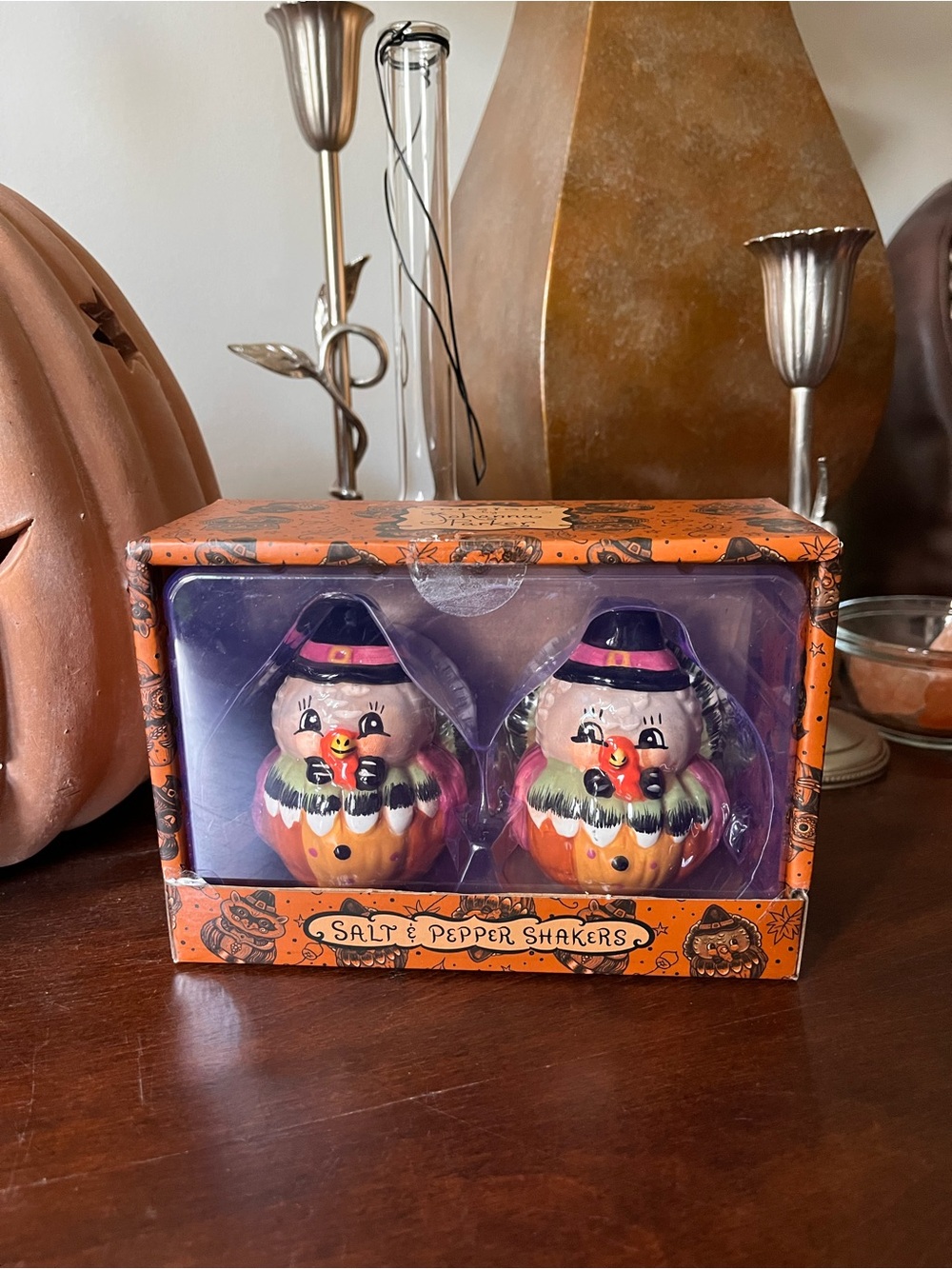 Johanna Parker Turkey Salt & Pepper Shakers Set New for 2026 Fall Thanksgiving 🍂